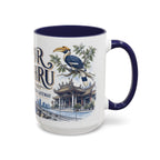 Johor Bahru Coffee Mug | Malaysia Travel Souvenir | Vintage Illustrated City Gift | 11 oz 15 oz Accent Mug
