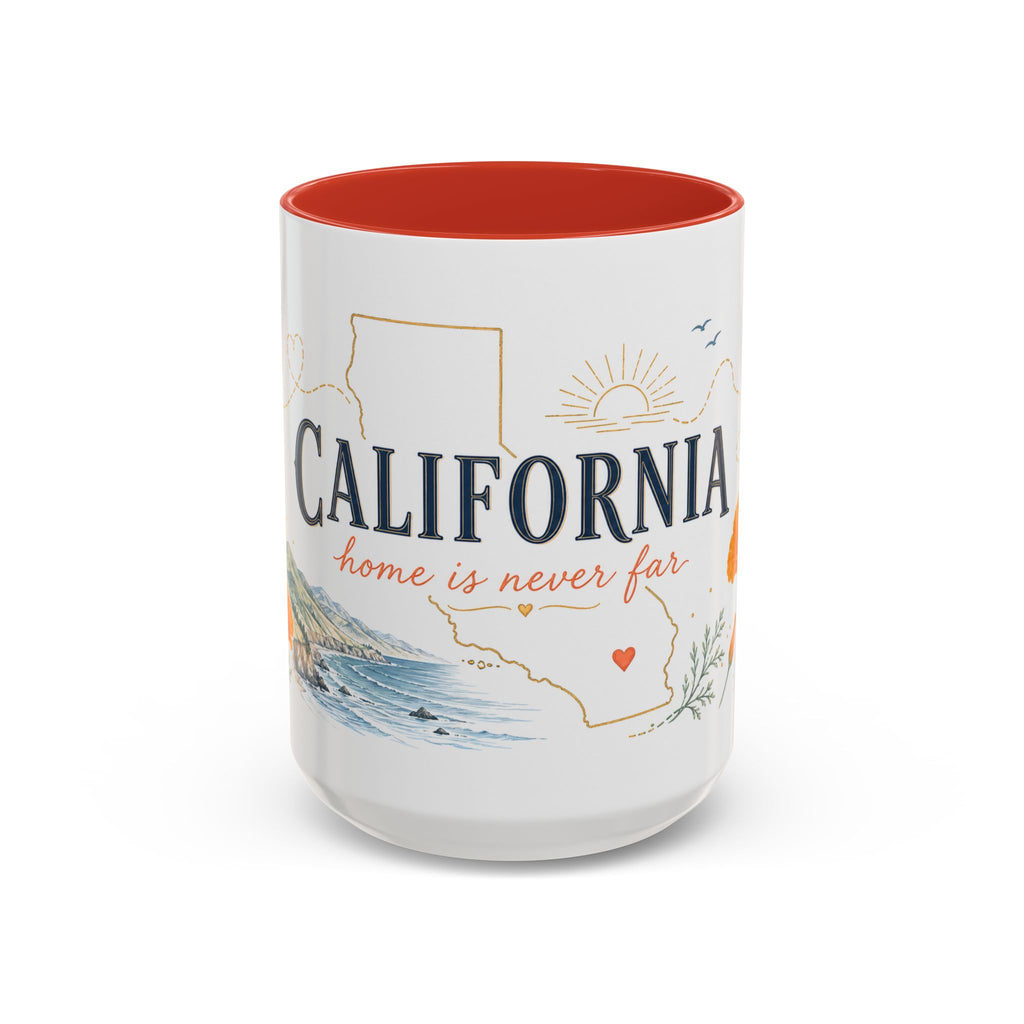 California Home State Mug | Moving Away Gift | Long Distance Friendship Coffee Cup