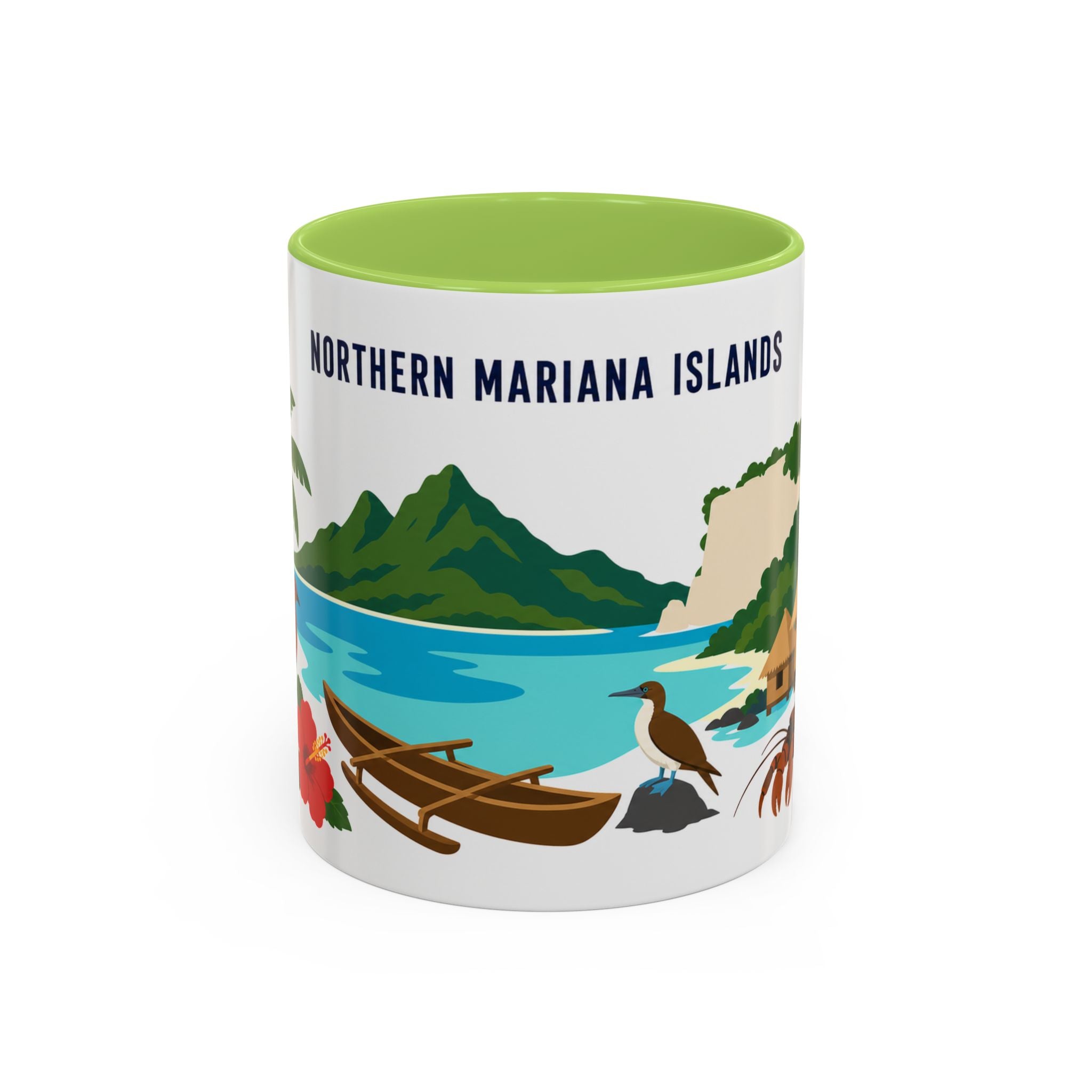 Northern Mariana Islands Coffee Mug | Travel Souvenir Accent Mug | Country Gift Ceramic Cup 11oz 15oz
