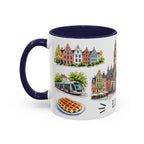Lille Illustrated Travel Mug | City Souvenir Accent Coffee Mug | 11oz 15oz Ceramic Cup