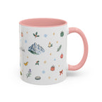 Olympic National Park Christmas Mug | Watercolor Travel Souvenir | Holiday Gift | Accent Ceramic Coffee Cup 11oz 15oz