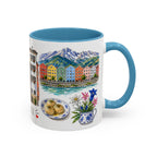 Innsbruck Illustrated Travel Mug | City Souvenir Accent Coffee Mug | 11oz 15oz Ceramic Cup