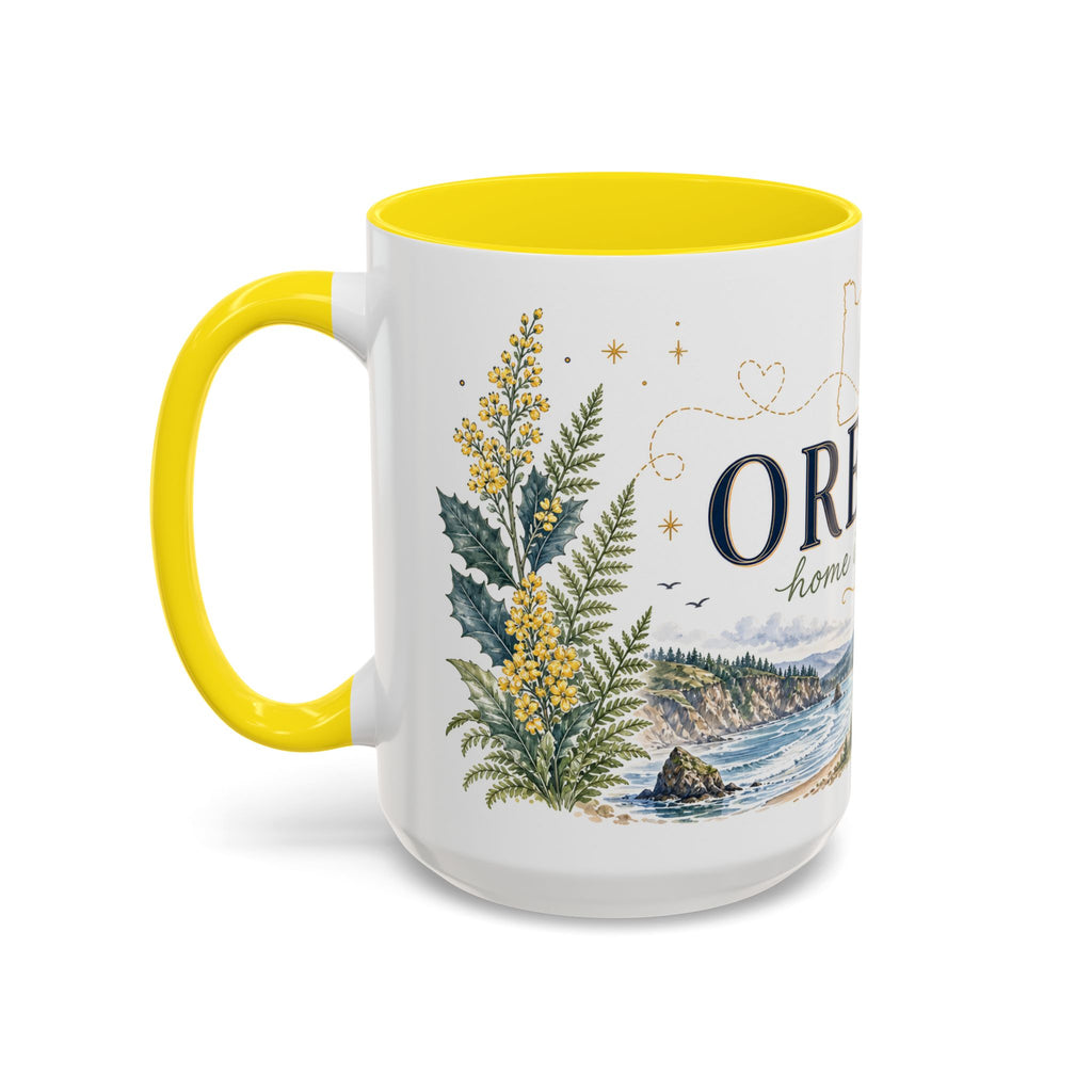 Oregon State Mug | Moving Away, Long Distance Friendship Gift | 11oz 15oz Accent Mug