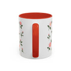 North Dakota Wild Prairie Rose Mug, State Flower Floral Coffee Cup, 11oz Botanical Gift