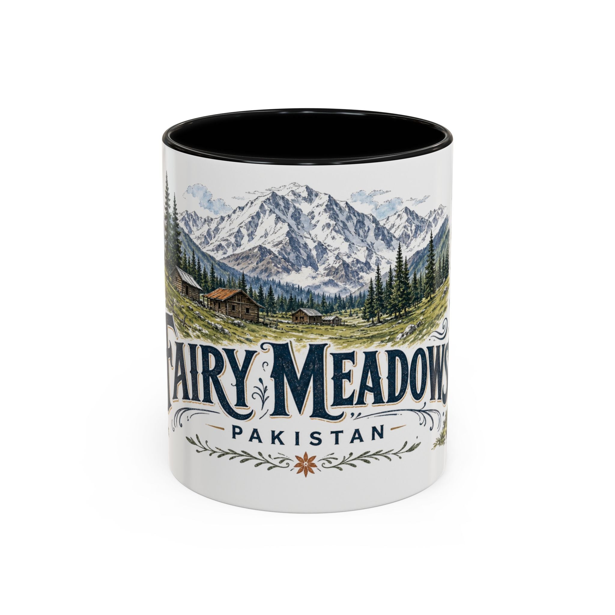 Fairy Meadows Mug, Pakistan Travel Souvenir, Bucket List Gift, Accent Ceramic Coffee Mug 11oz 15oz