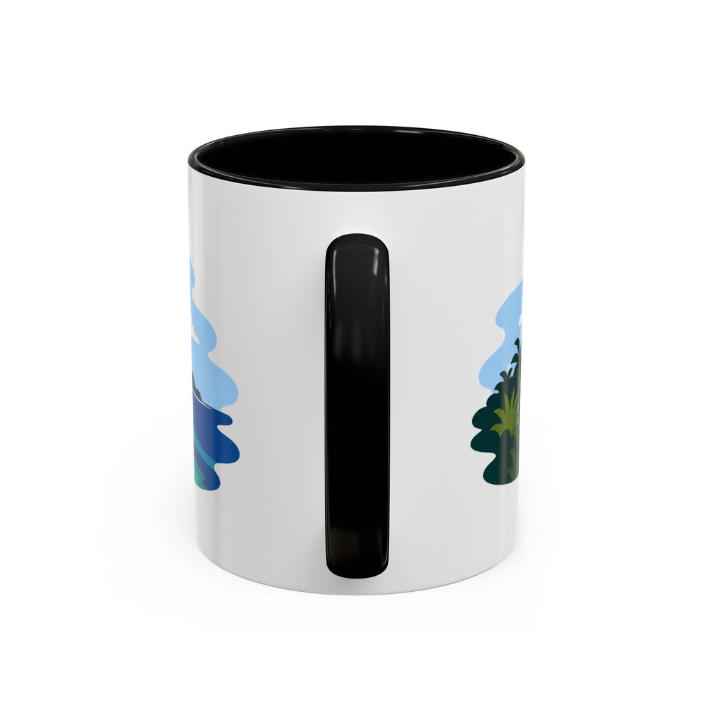 National Park of American Samoa Coffee Mug | Solid Color Block Park Souvenir | 11oz 15oz Accent Mug