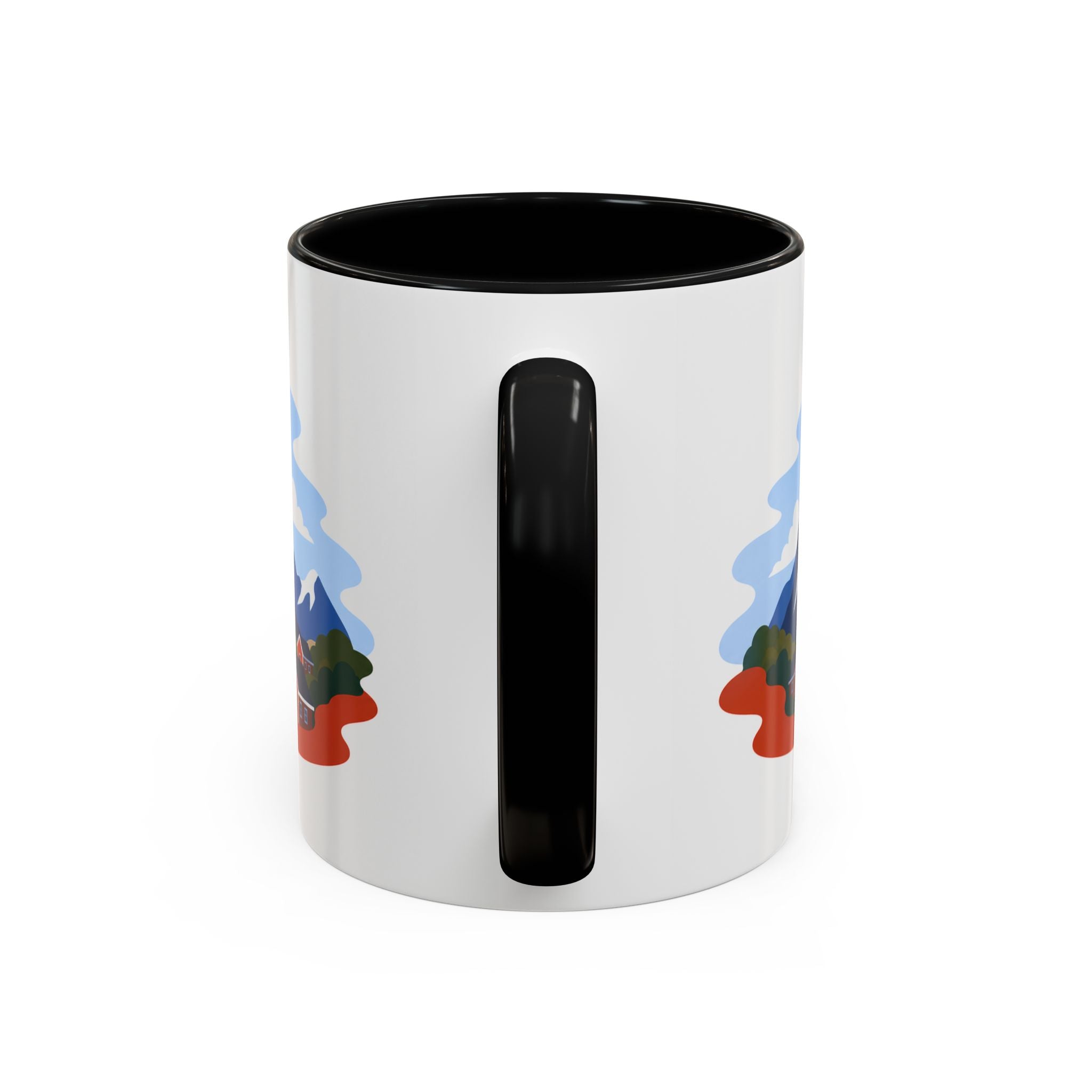 Lofoten Islands Coffee Mug | Travel Destination Souvenir Gift | Accent Color Ceramic 11oz 15oz