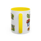 Luxembourg City Illustrated Travel Mug | City Souvenir Accent Coffee Mug | 11oz 15oz Ceramic Cup