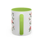 Alabama Camellia Mug, State Flower Floral Coffee Cup, 11oz Botanical Gift