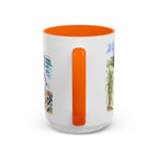 Durban Coffee Mug | South Africa Travel Souvenir | Vintage Illustrated City Gift | 11 oz 15 oz Accent Mug