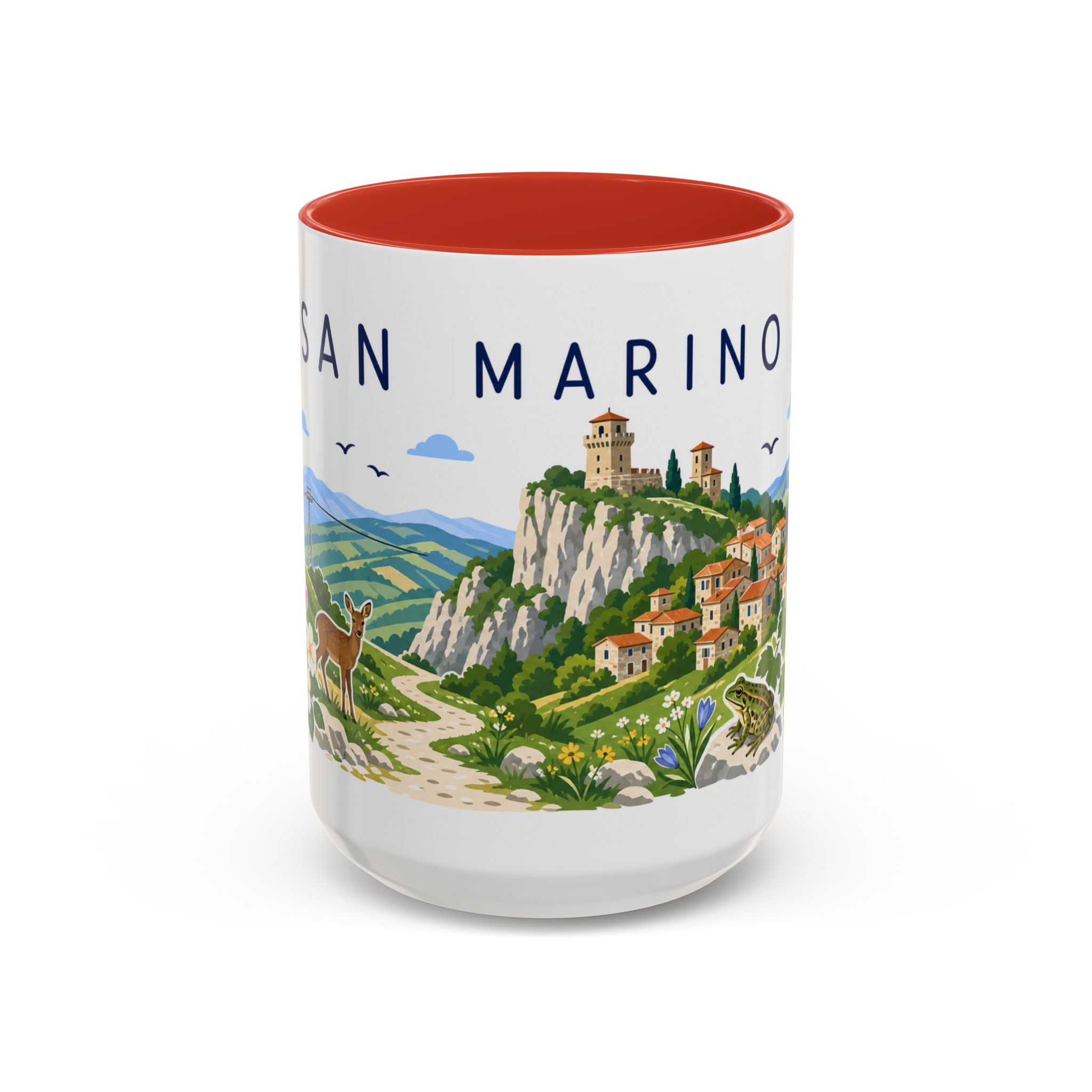 San Marino Coffee Mug | Travel Souvenir Accent Mug | Country Gift Ceramic Cup 11oz 15oz
