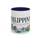 Philippines Home Country Mug | Moving Away Gift | Long Distance Friendship | 11 oz 15 oz Accent Mug