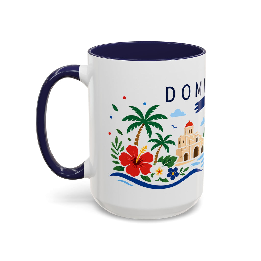 Dominican Republic Coffee Mug | Travel Souvenir Accent Mug | Country Gift Ceramic Cup 11oz 15oz