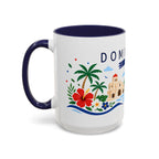 Dominican Republic Coffee Mug | Travel Souvenir Accent Mug | Country Gift Ceramic Cup 11oz 15oz