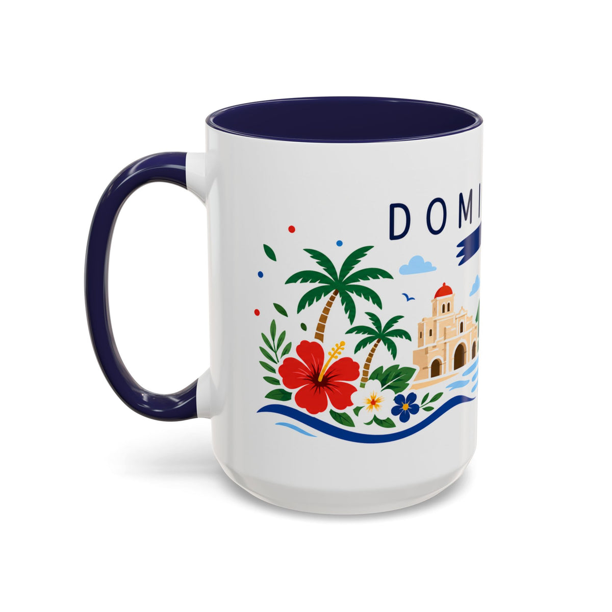 Dominican Republic Coffee Mug | Travel Souvenir Accent Mug | Country Gift Ceramic Cup 11oz 15oz