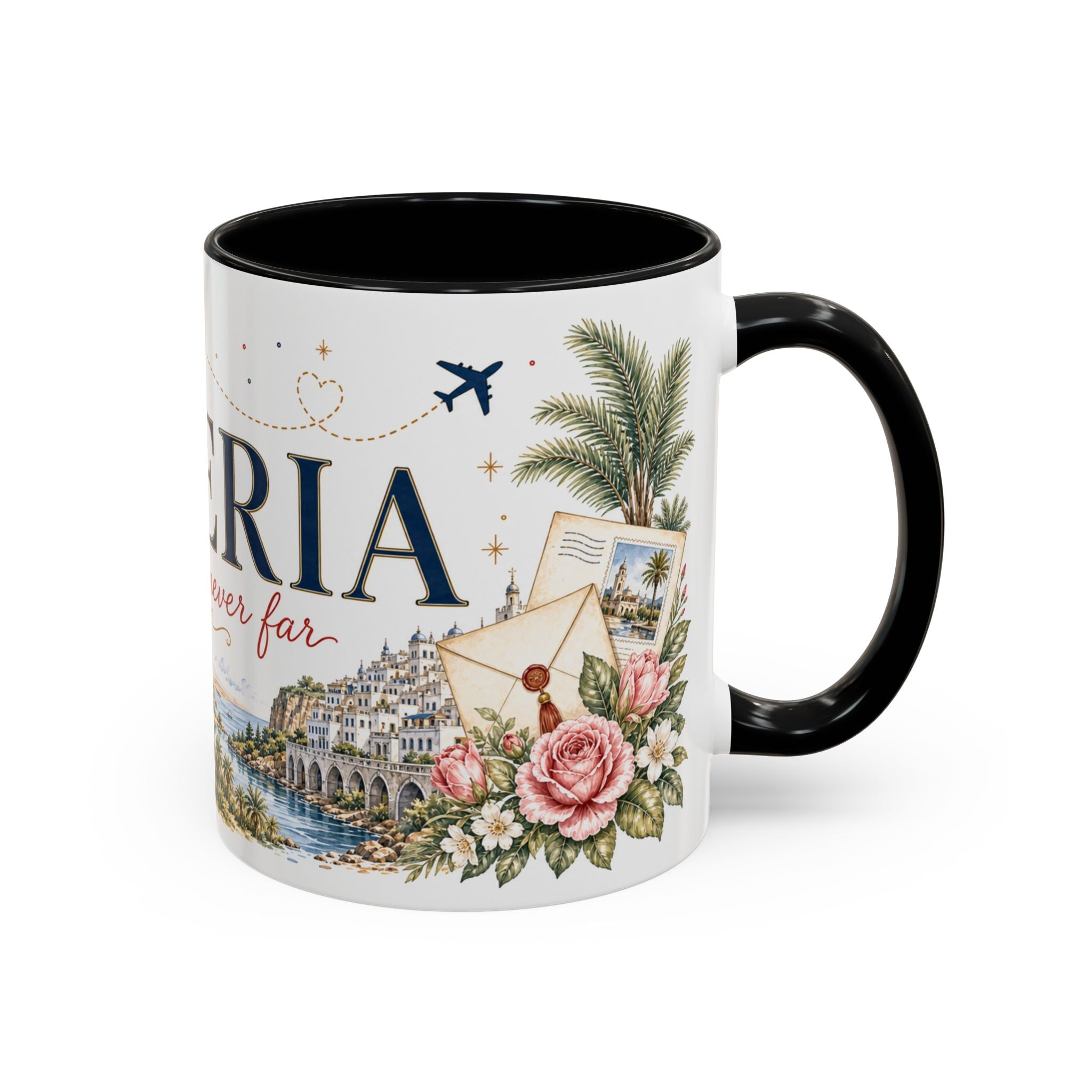 Algeria Home Country Mug | Moving Away Gift | Long Distance Friendship | 11 oz 15 oz Accent Mug