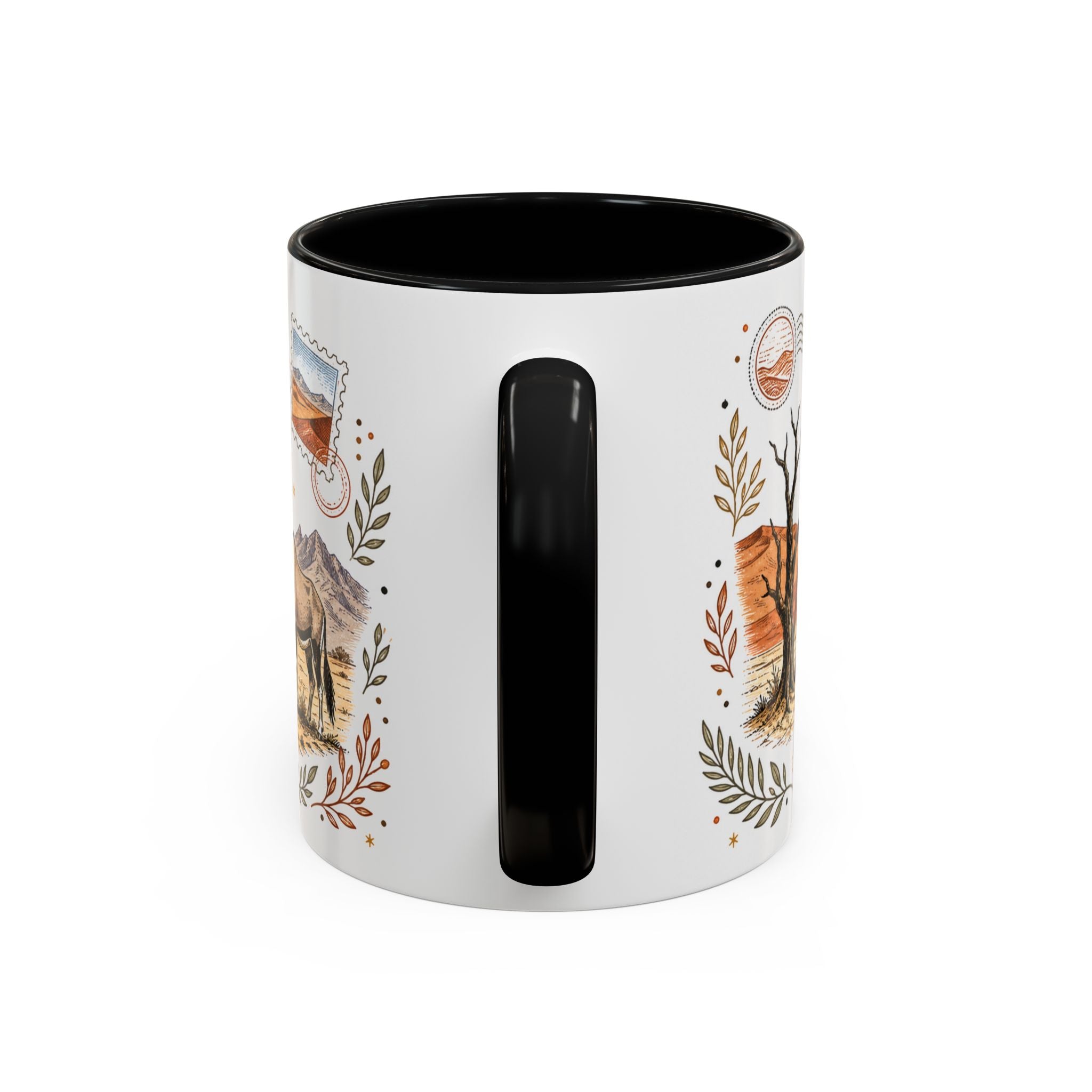 Namib Desert Coffee Mug | Travel Destination Souvenir Gift | Accent Color Ceramic 11oz 15oz