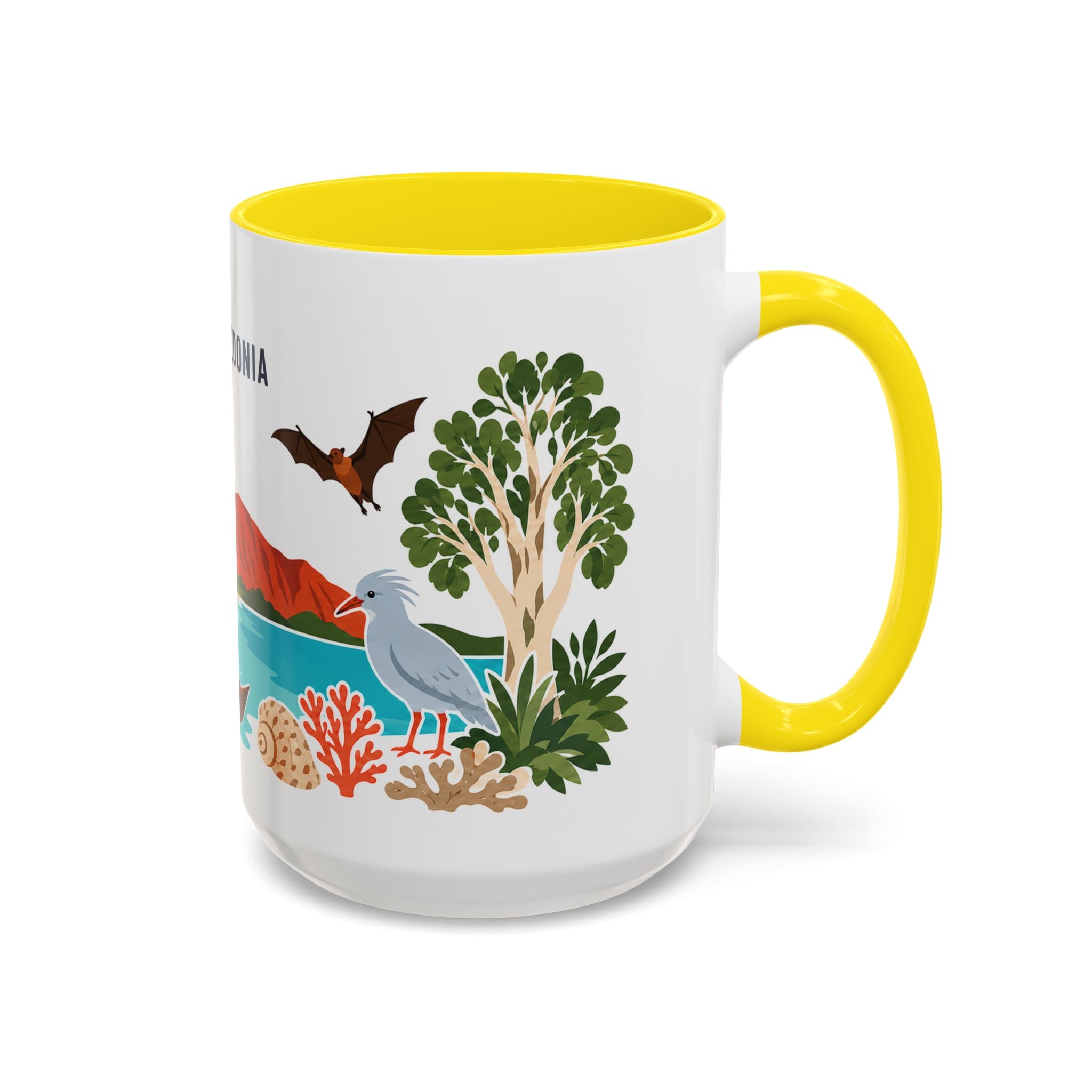 New Caledonia Coffee Mug | Travel Souvenir Accent Mug | Country Gift Ceramic Cup 11oz 15oz