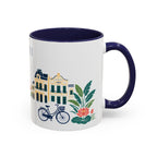 Hanoi Coffee Mug | Vietnam Travel Souvenir | Porcelain Decal City Gift | 11oz 15oz Accent Mug