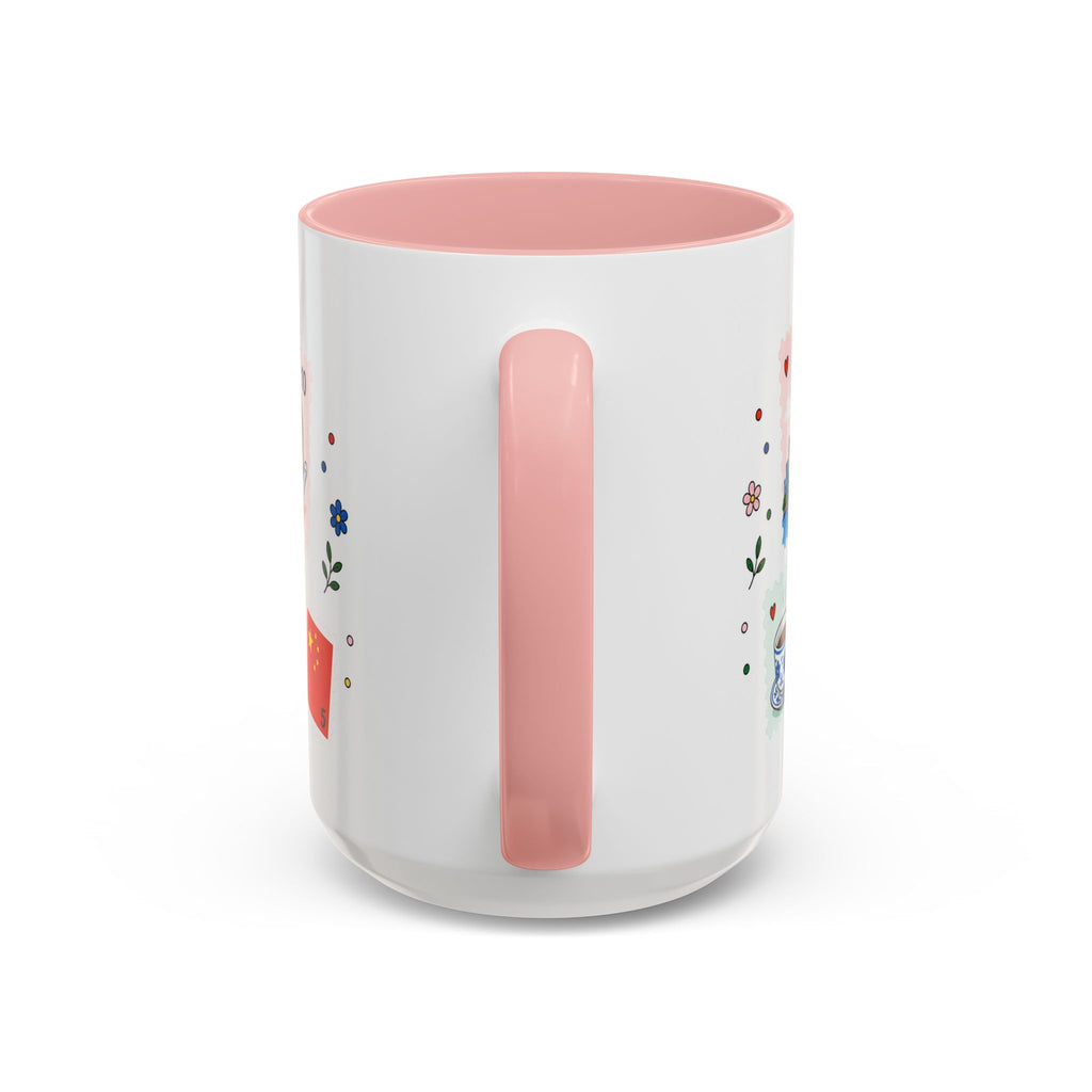 Shanghai Coffee Mug | Postage Stamp Collage Mug | Travel Souvenir Accent Cup 11oz 15oz