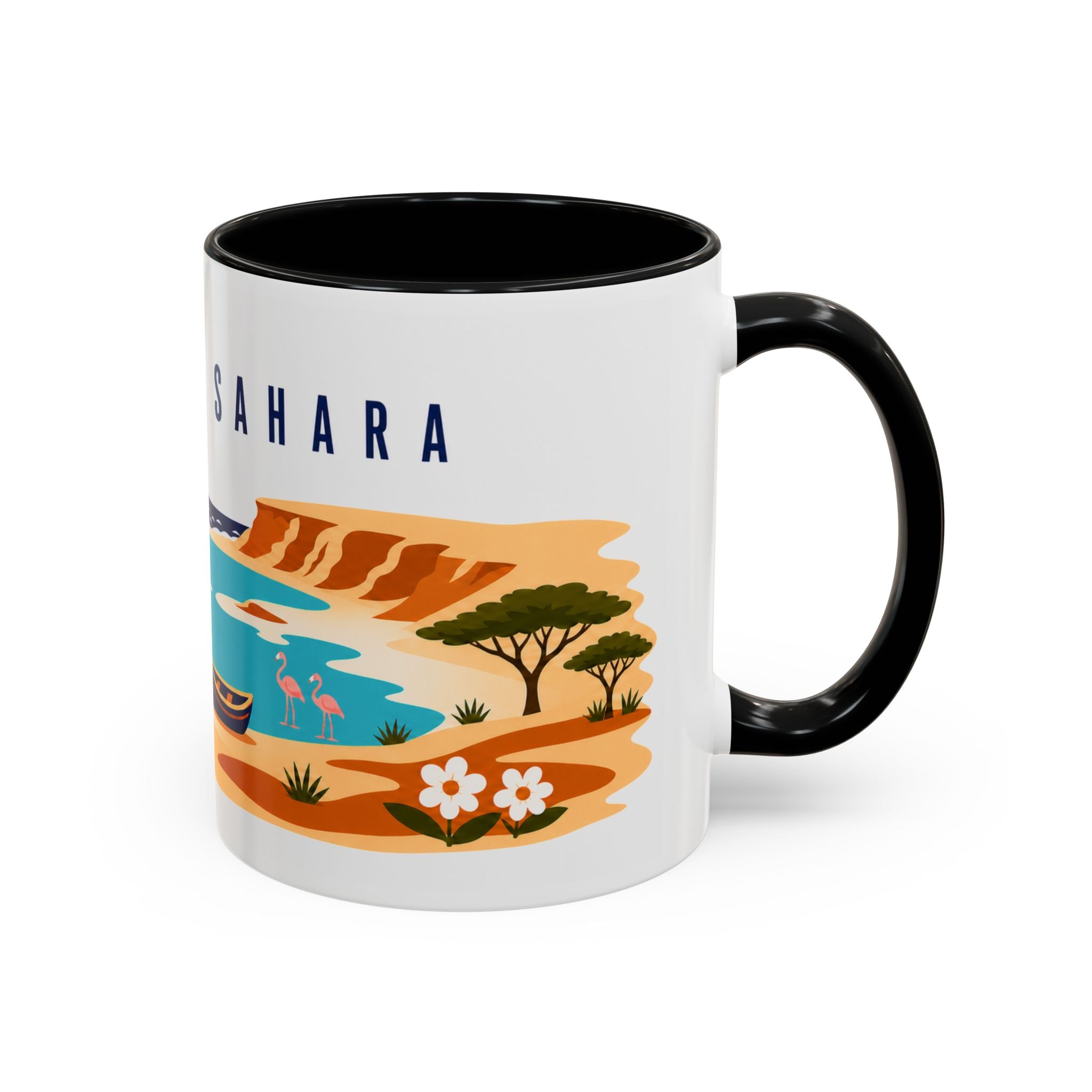 Western Sahara Coffee Mug | Travel Souvenir Accent Mug | Country Gift Ceramic Cup 11oz 15oz