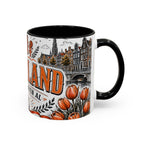 Netherlands Soccer Coffee Mug | World Cup Fan Gift | Accent Color Ceramic 11oz 15oz Match Day Cup