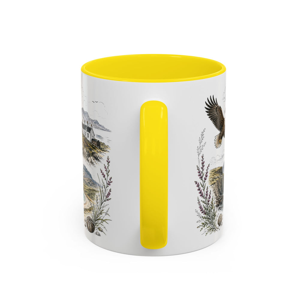 Isle of Mull Mug, Scotland Travel Souvenir, Bucket List Gift, Accent Ceramic Coffee Mug 11oz 15oz