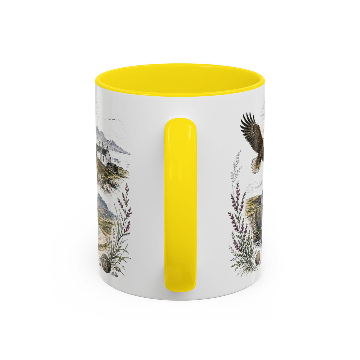 Isle of Mull Mug, Scotland Travel Souvenir, Bucket List Gift, Accent Ceramic Coffee Mug 11oz 15oz