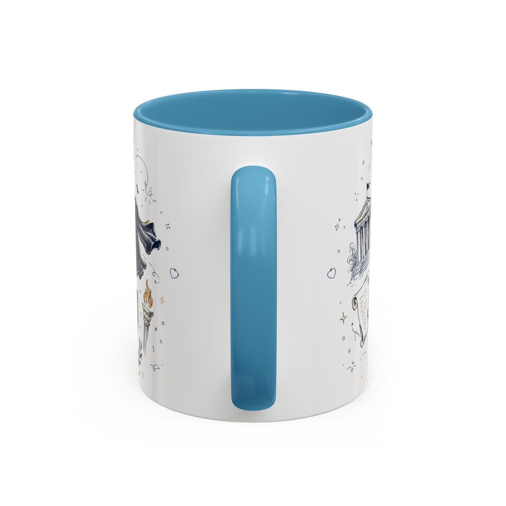 Congrats Graduate Coffee Mug | Class of 2026 Graduation Gift | Accent Color Ceramic 11oz 15oz