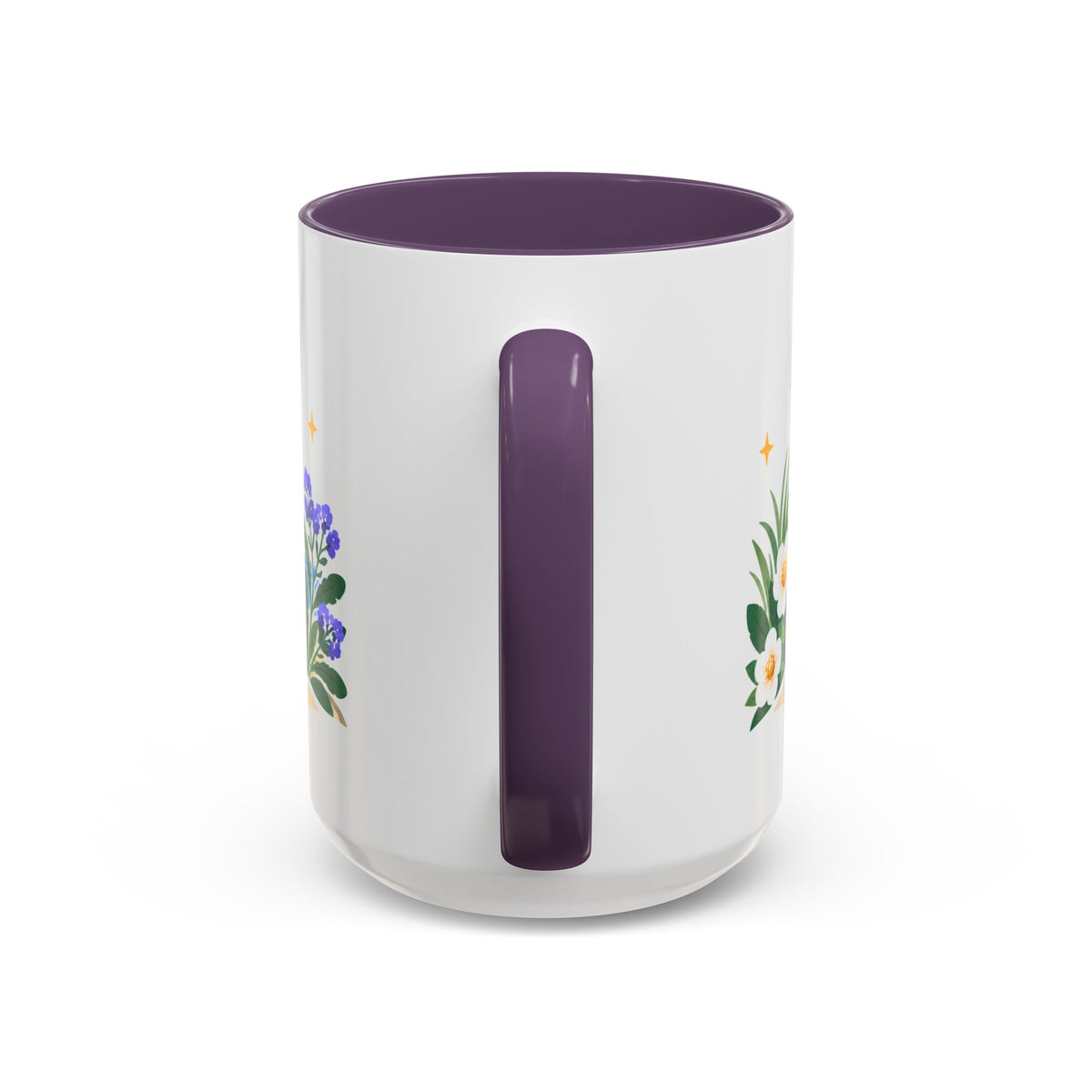 Cancer Zodiac Coffee Mug | Crab and Coastal Design | Astrology Birthday Gift | 11 oz 15 oz Ceramic Accent Mug
