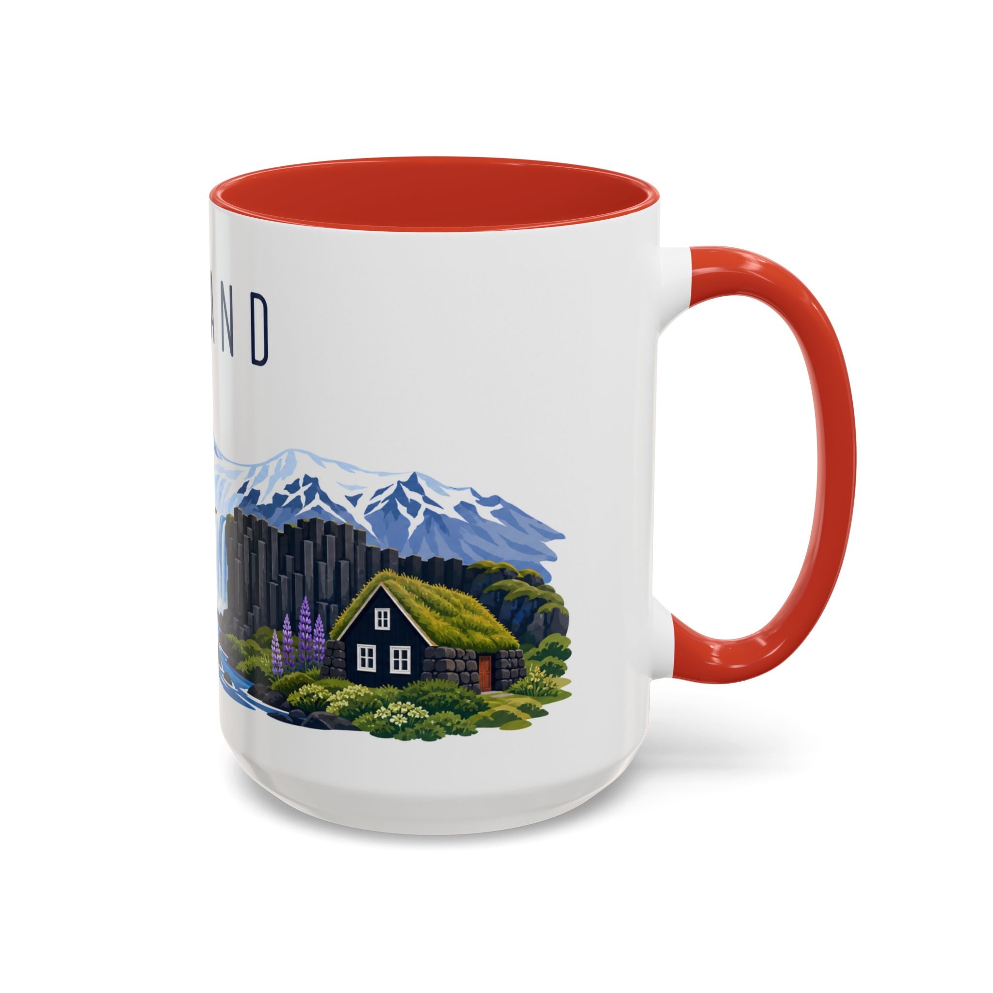 Iceland Coffee Mug | Travel Souvenir Accent Mug | Country Gift Ceramic Cup 11oz 15oz