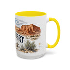 Gobi Desert Mug, Mongolia Travel Souvenir, Bucket List Gift, Accent Ceramic Coffee Mug 11oz 15oz