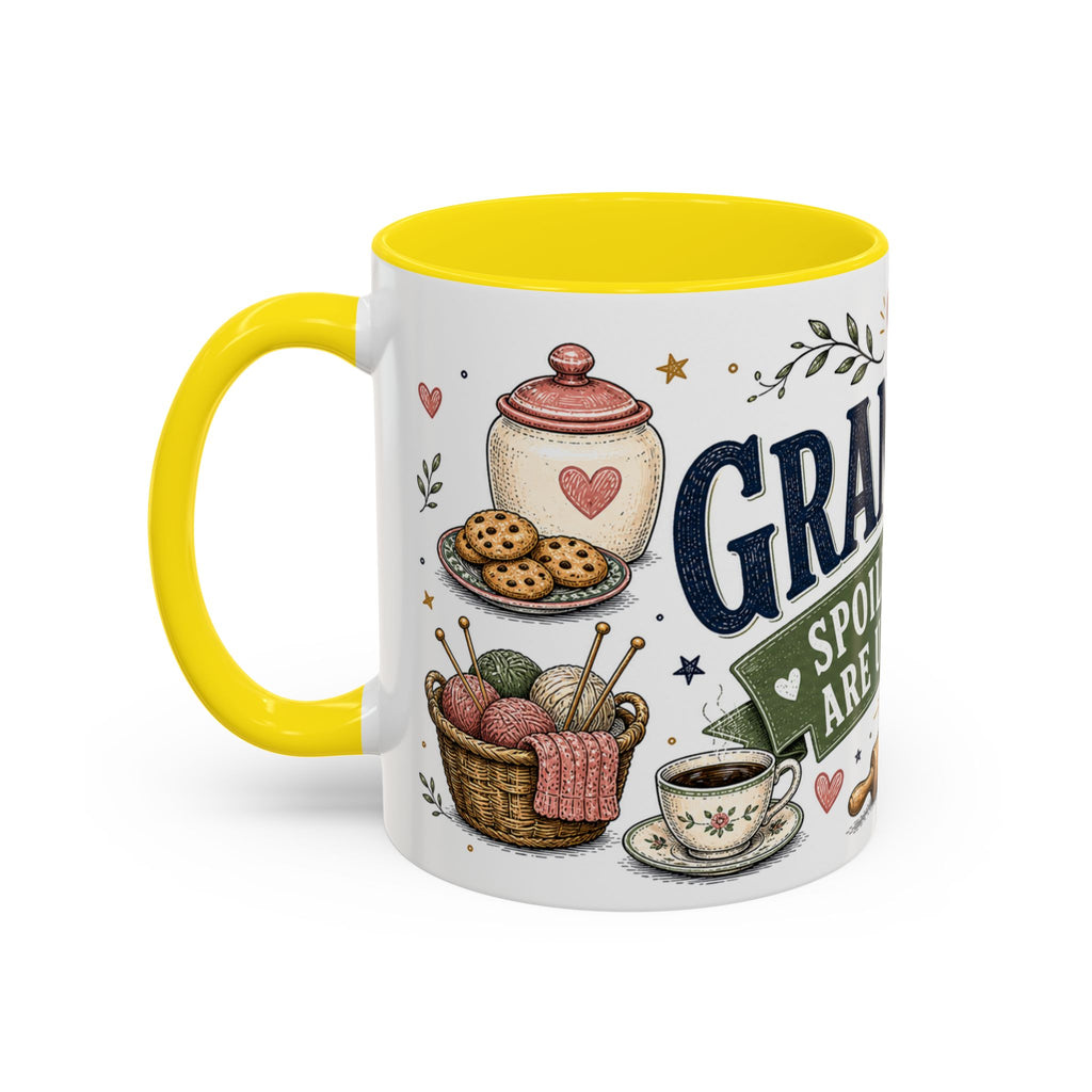 Grandma's Spoiling Skills Are Unmatched Coffee Mug | Funny Gift From Grandkids | Accent Ceramic 11oz 15oz
