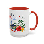 Malaysia Coffee Mug | Travel Souvenir Accent Mug | Country Gift Ceramic Cup 11oz 15oz