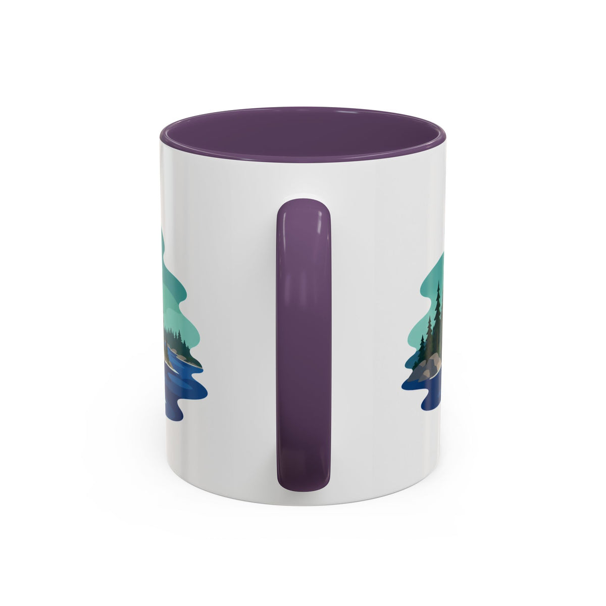 Voyageurs National Park Coffee Mug | Solid Color Block Park Souvenir | 11oz 15oz Accent Mug