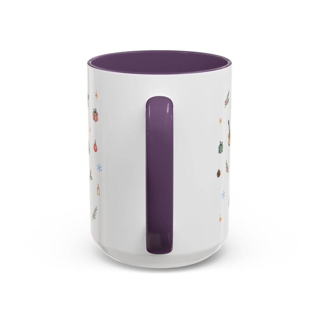 Austin Christmas Mug | Watercolor Travel Souvenir | Holiday Gift | Accent Ceramic Coffee Cup 11oz 15oz