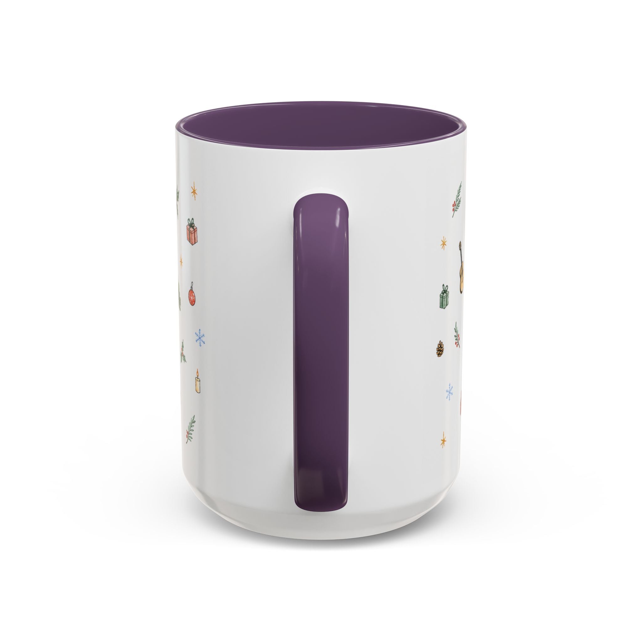 Austin Christmas Mug | Watercolor Travel Souvenir | Holiday Gift | Accent Ceramic Coffee Cup 11oz 15oz