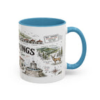 Hot Springs National Park Coffee Mug | Arkansas Thermal Spring Spa Gift | Accent Color Ceramic 11oz 15oz
