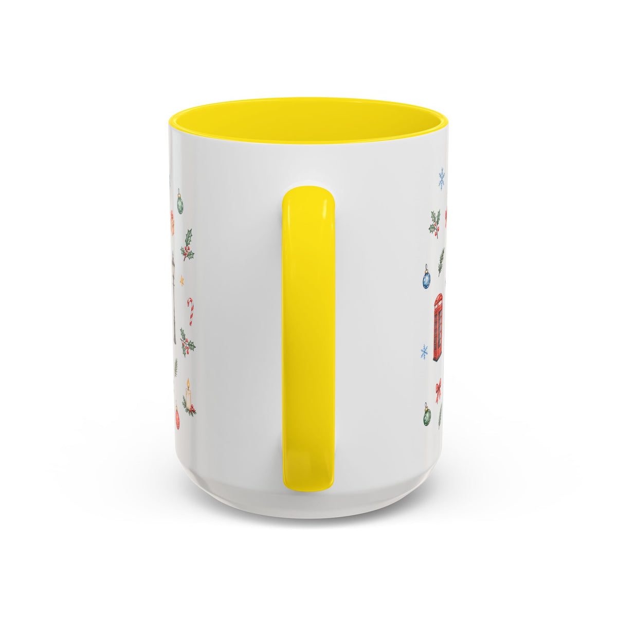 London Christmas Mug | Watercolor City Souvenir, Travel Memories, Ceramic Coffee Cup