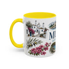 Mugla Coffee Mug | Turkey Travel Souvenir | Vintage Illustrated City Gift | 11 oz 15 oz Accent Mug