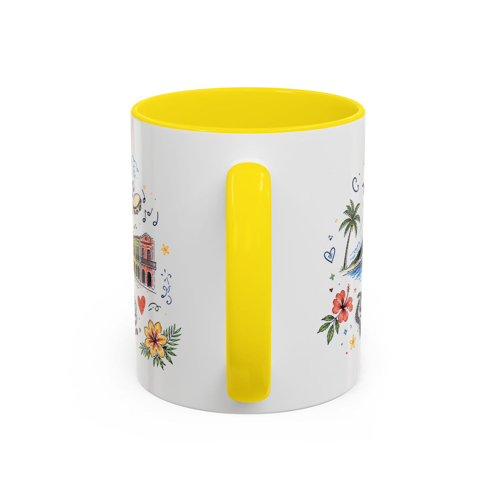 Rio de Janeiro Coffee Mug | Brazil Souvenir Travel Gift | Accent Color Ceramic 11oz 15oz