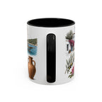 Mugla Coffee Mug | Turkey Travel Souvenir | Vintage Illustrated City Gift | 11 oz 15 oz Accent Mug