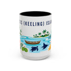 Cocos (Keeling) Islands Coffee Mug | Travel Souvenir Accent Mug | Country Gift Ceramic Cup 11oz 15oz