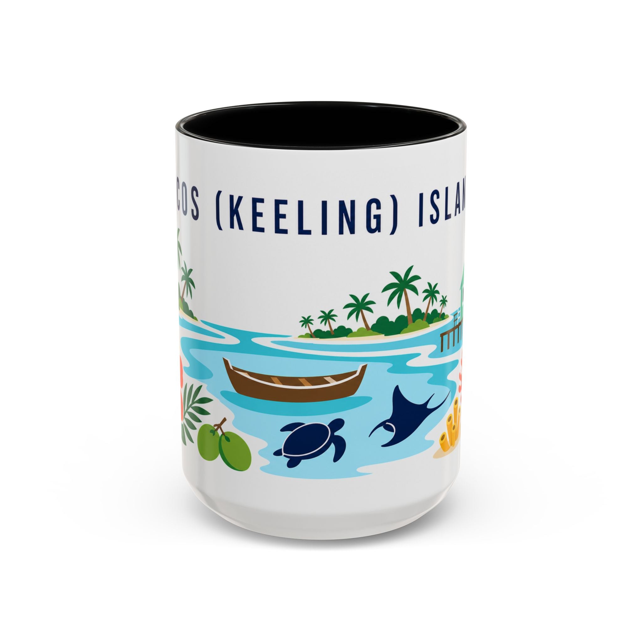 Cocos (Keeling) Islands Coffee Mug | Travel Souvenir Accent Mug | Country Gift Ceramic Cup 11oz 15oz