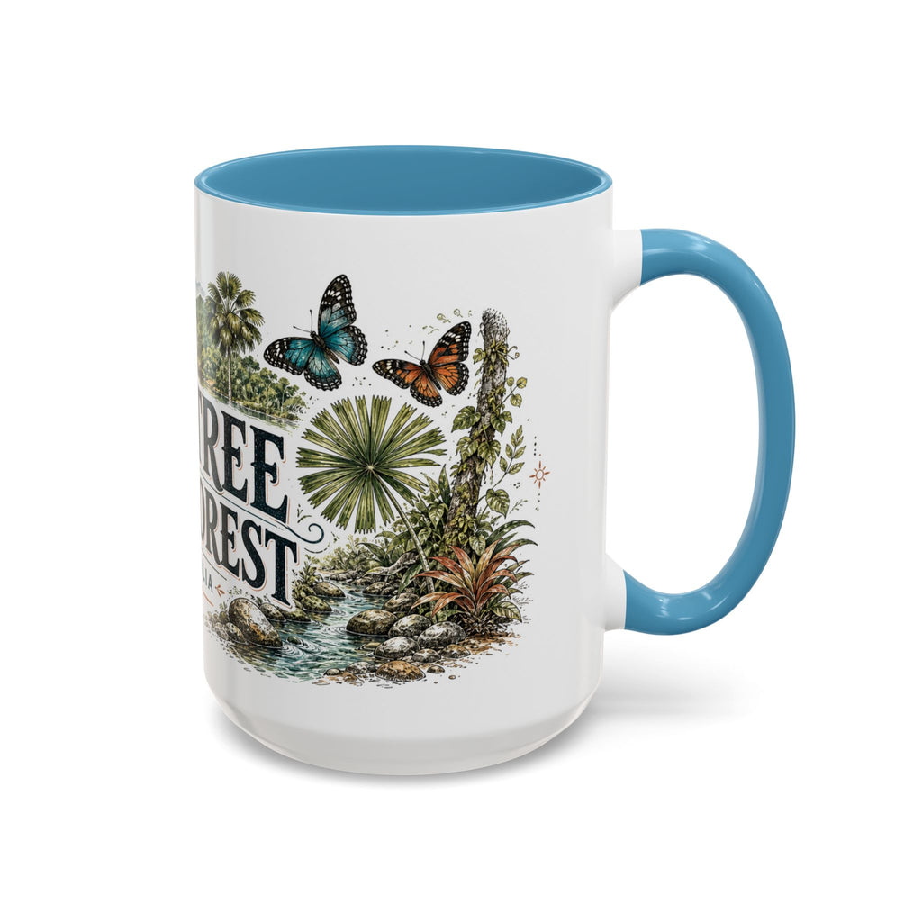 Daintree Rainforest Mug, Australia Travel Souvenir, Bucket List Gift, Accent Ceramic Coffee Mug 11oz 15oz