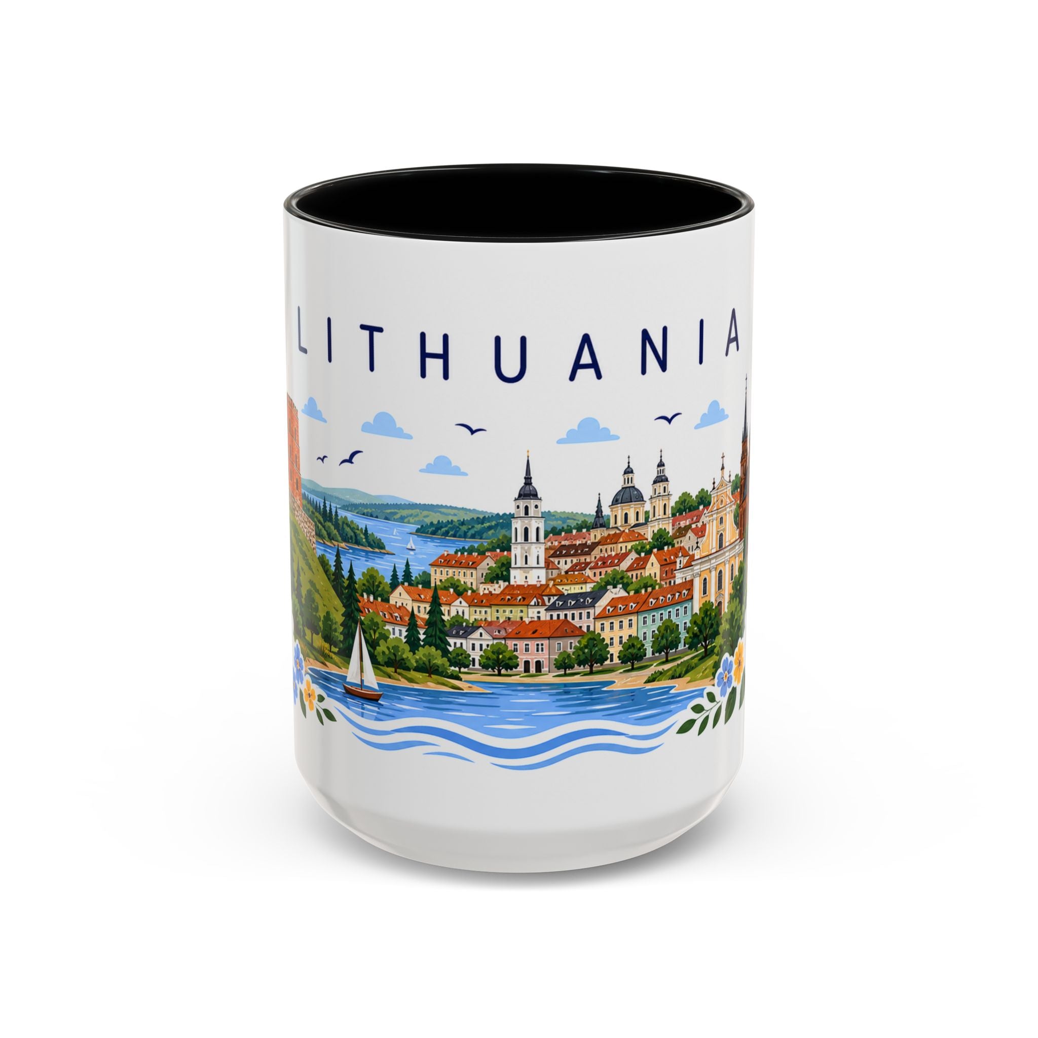 Lithuania Coffee Mug | Travel Souvenir Accent Mug | Place Gift Ceramic Cup 11oz 15oz