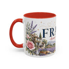 France Home Country Mug | Moving Away Gift | Long Distance Friendship | 11 oz 15 oz Accent Mug
