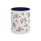 Washington Coast rhododendron Mug, State Flower Floral Coffee Cup, 11oz Botanical Gift