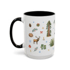 Redwood National Park Christmas Mug | Watercolor Travel Souvenir | Holiday Gift | Accent Ceramic Coffee Cup 11oz 15oz