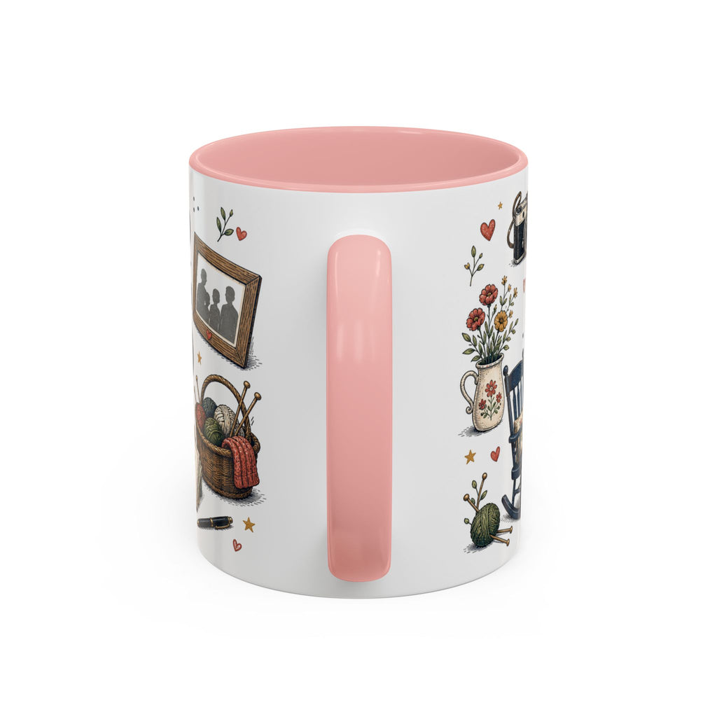 Best Grandparents Ever Coffee Mug | Gift From Grandkids | Accent Color Ceramic 11oz 15oz
